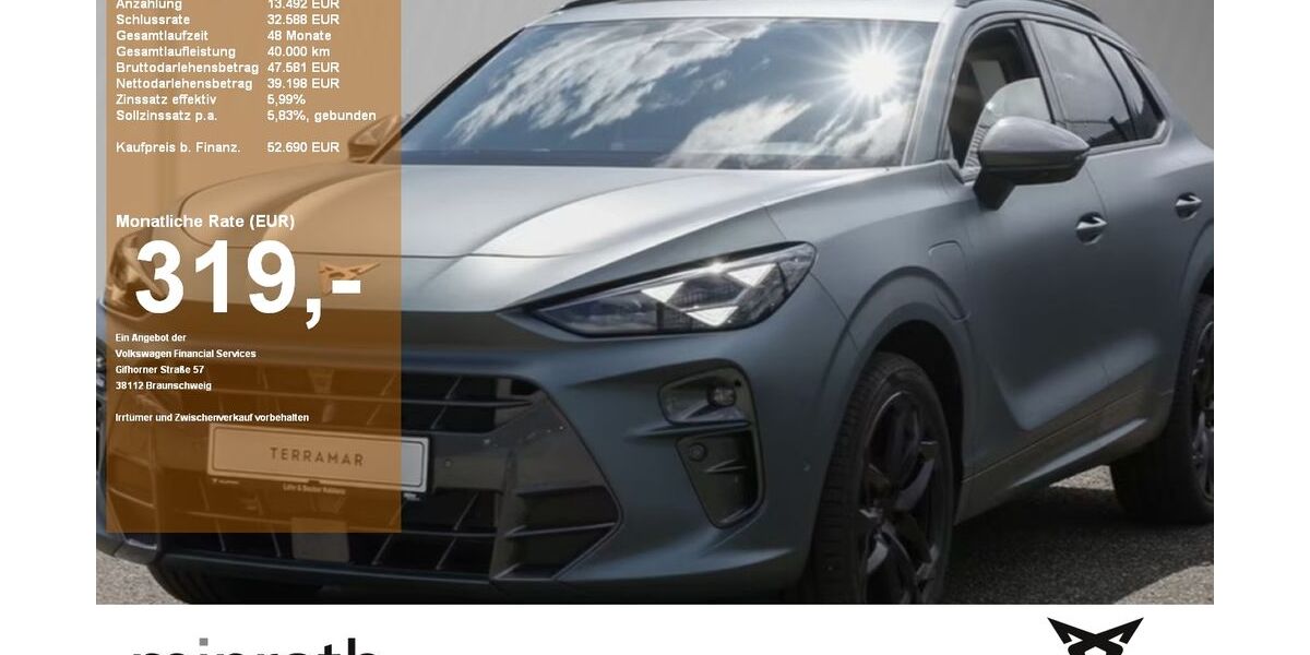 Cupra Terramar 7.500 km 49.209 &euro; Moers-Hülsdonk 47441