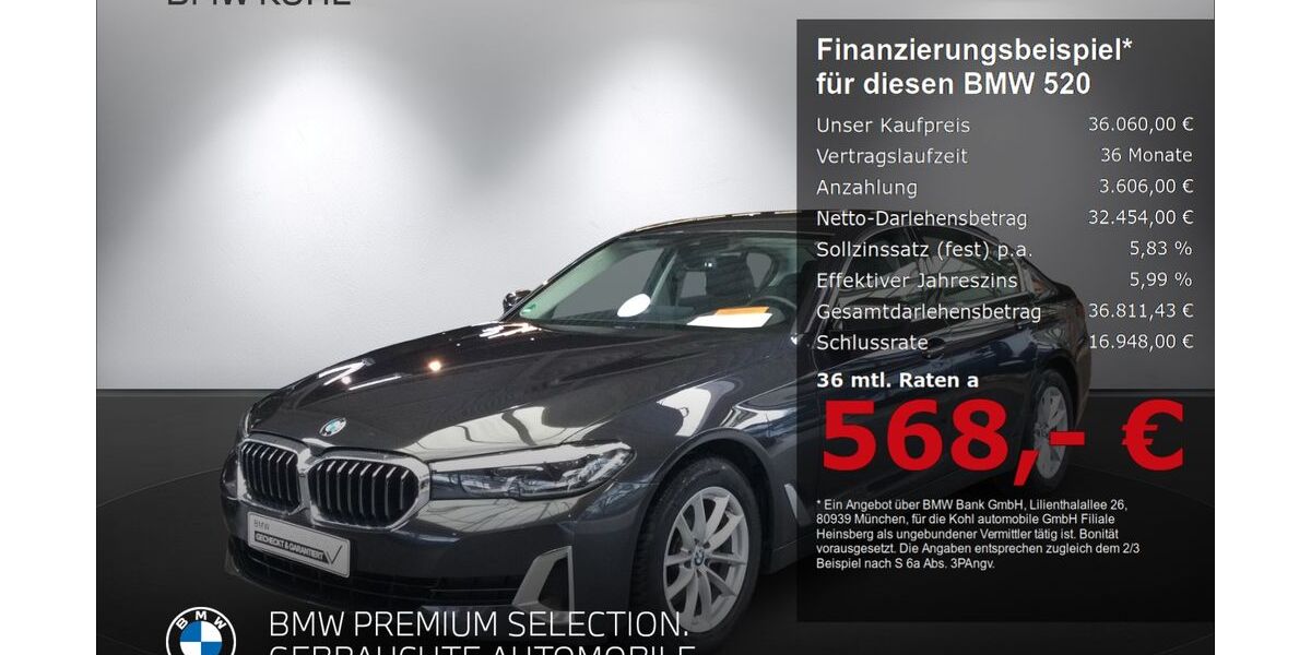 BMW 520 82.246 km 35.550 &euro; Heinsberg 52525